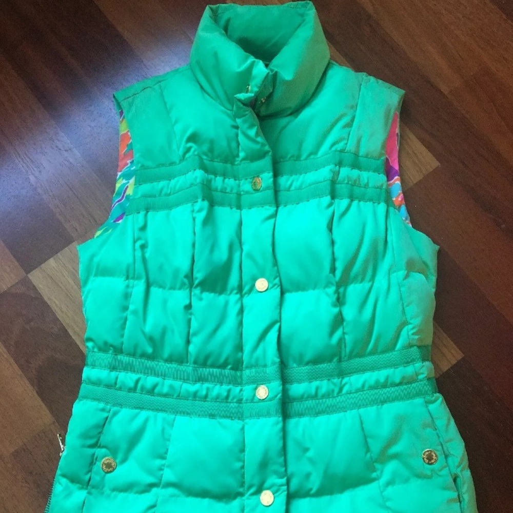 Lilly Pulitzer Kate Puffer Vest - Small
